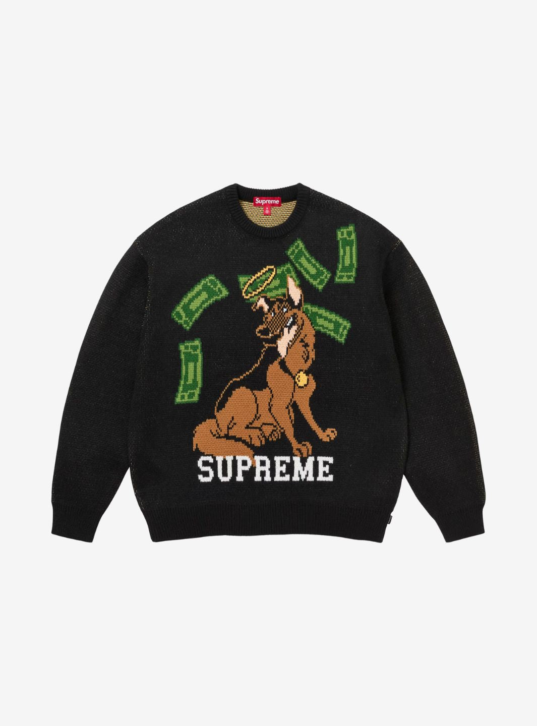 Supreme All Dogs Go To Heaven Sweater Black | ResellZone