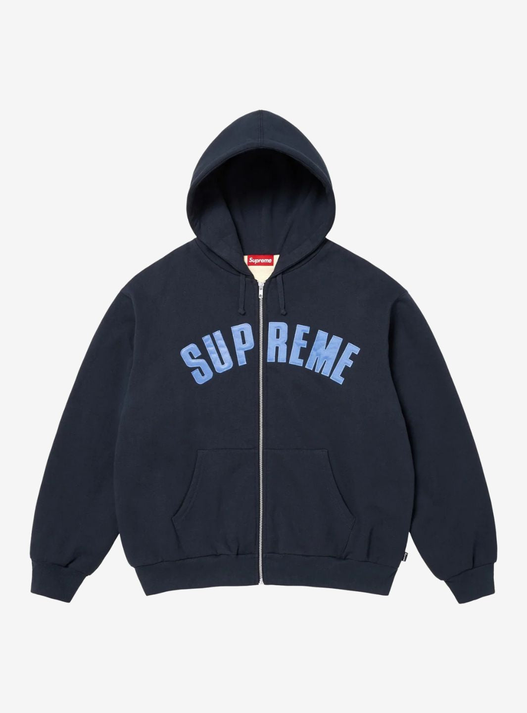 Supreme Arc Thermal Lined Zip Up Hooded Sweatshirt Navy | ResellZone