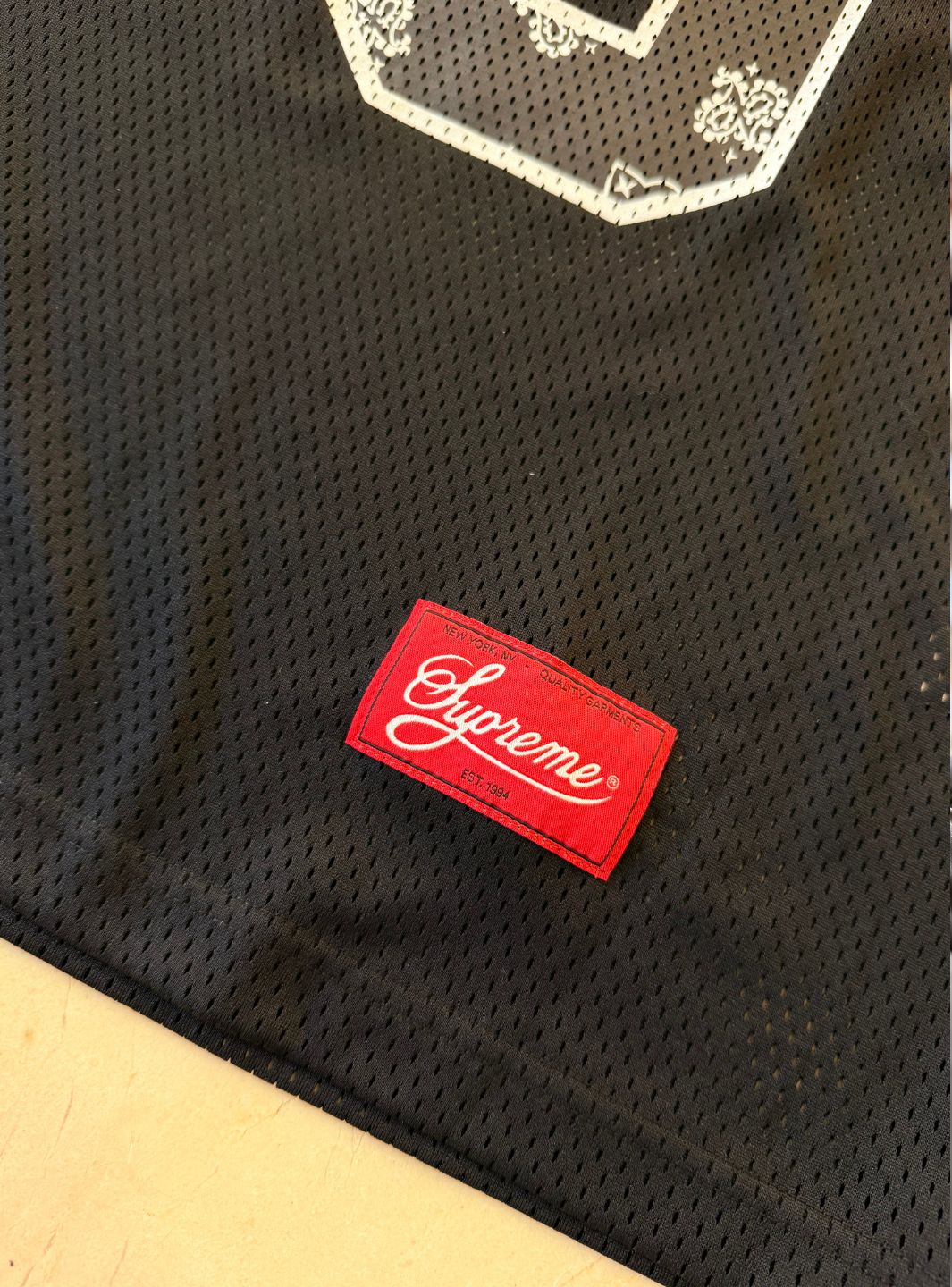Supreme Bandana Football Jersey Black | ResellZone