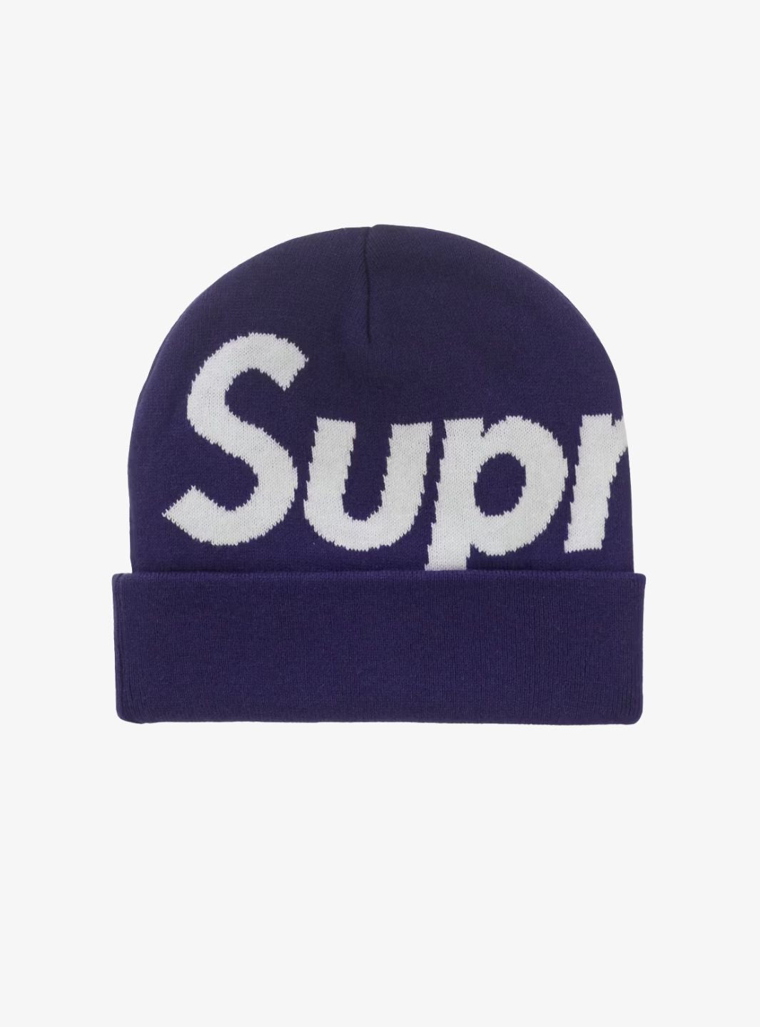 Supreme Big Logo Beanie (FW25) Purple