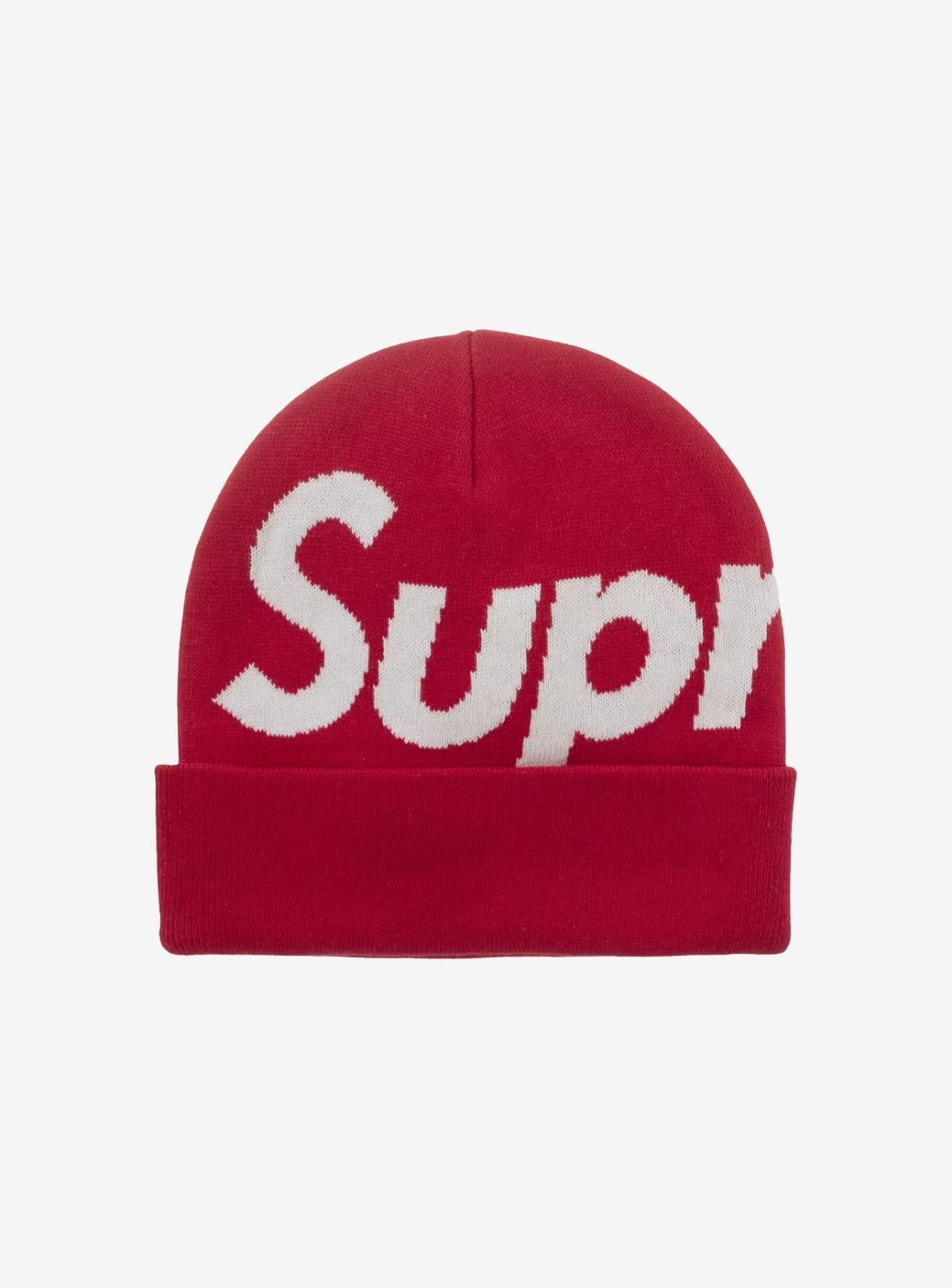 Supreme Big Logo Beanie (FW25) Red