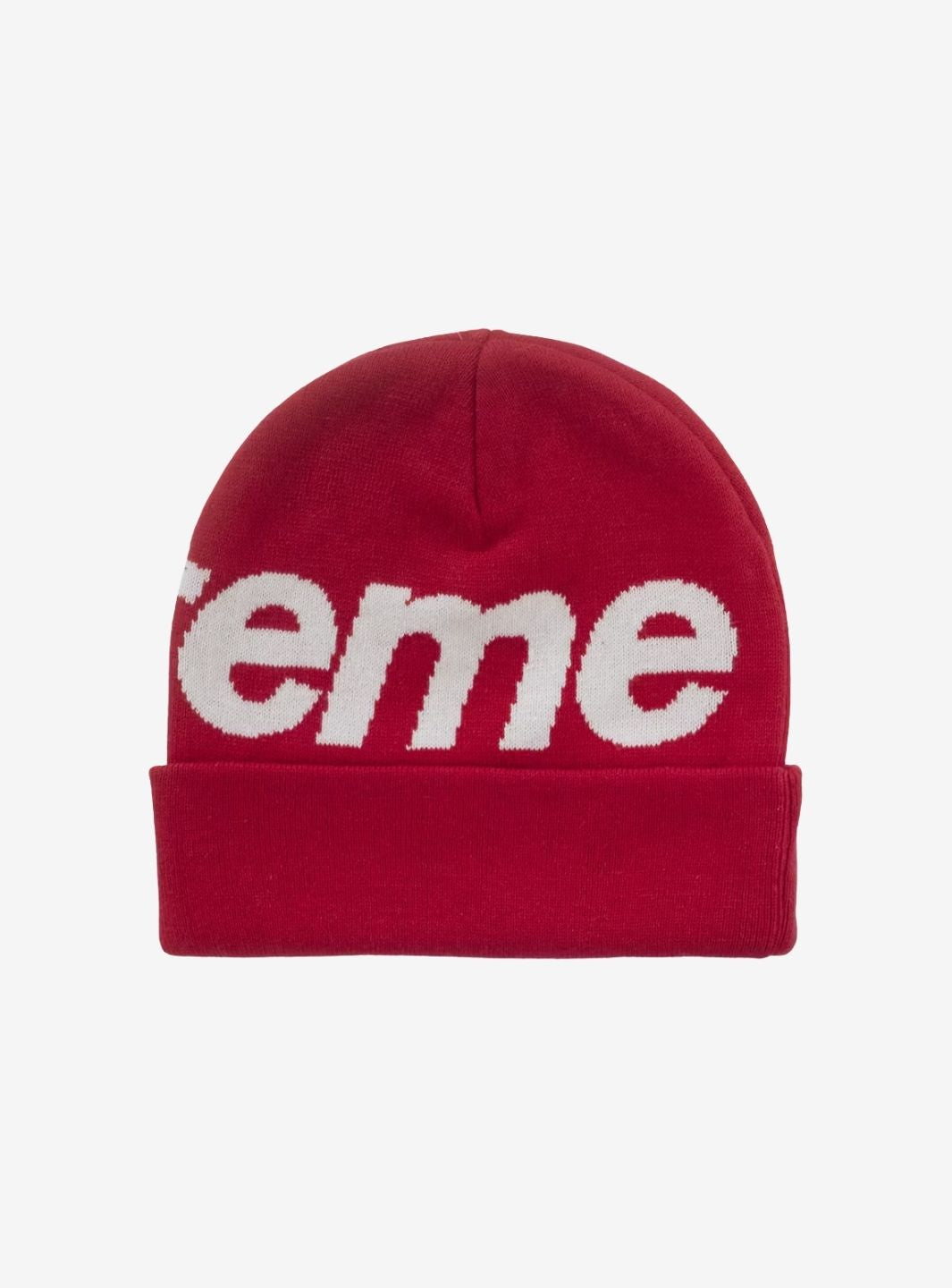 Supreme Big Logo Beanie (FW25) Red