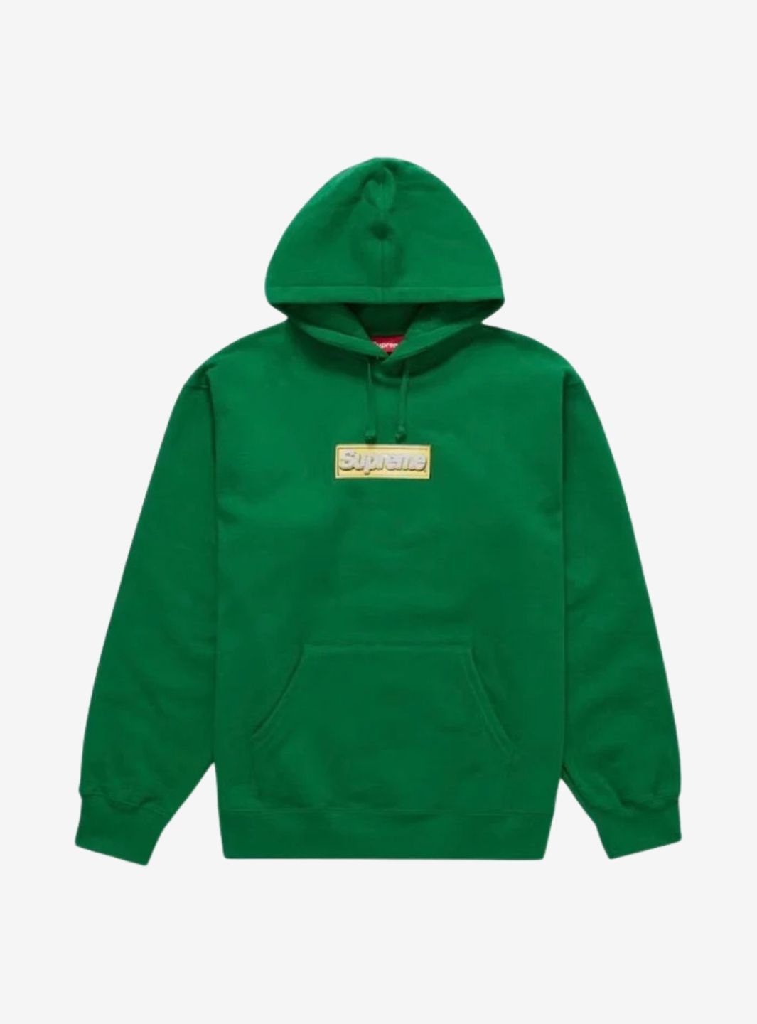 Supreme Bling Box Logo Hooded Sweatshirt Green | ResellZone