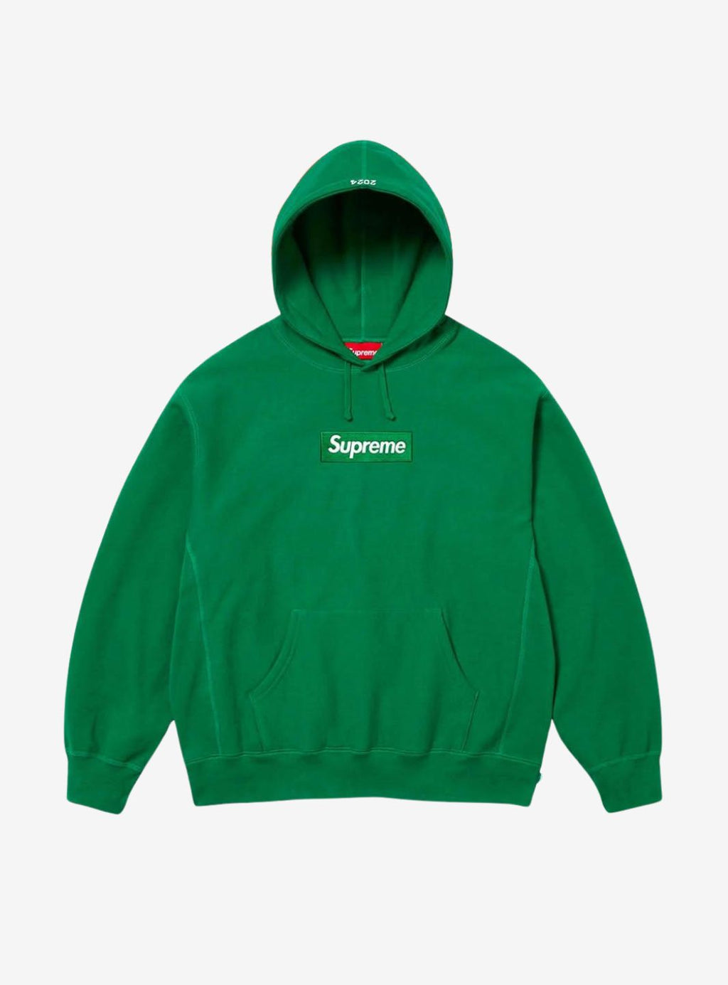 Supreme Box Logo Hooded Sweatshirt Green (FW24) | ResellZone 