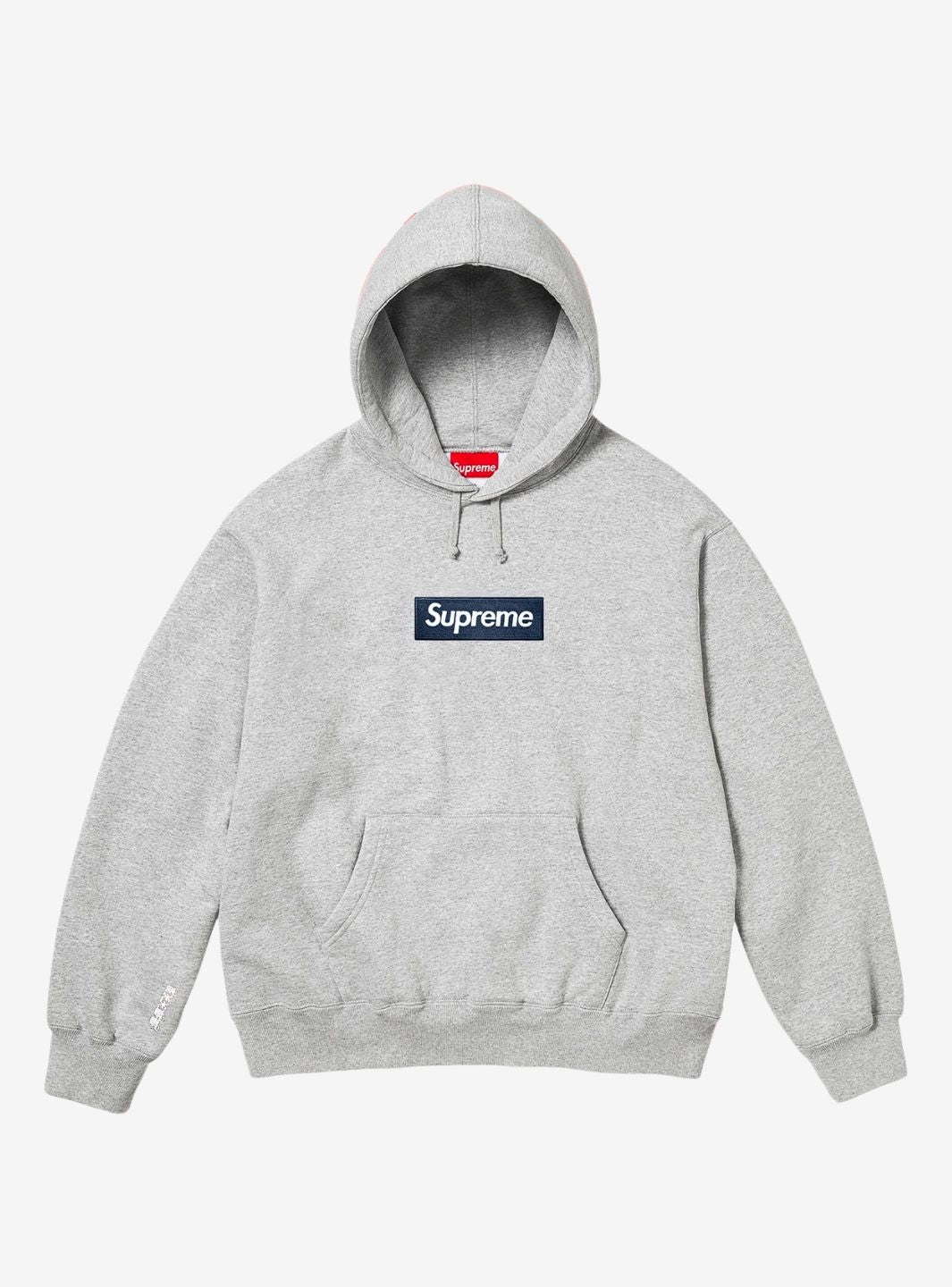 Supreme Box Logo Hooded Sweatshirt Heather Grey (FW25) | ResellZone