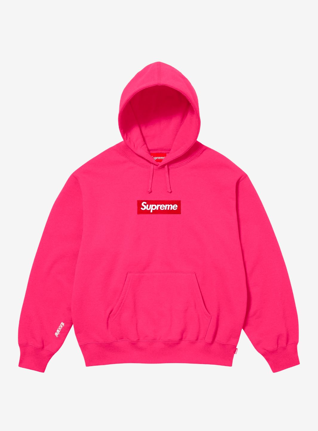 Supreme Box Logo Hooded Sweatshirt Magenta (FW25) | ResellZone