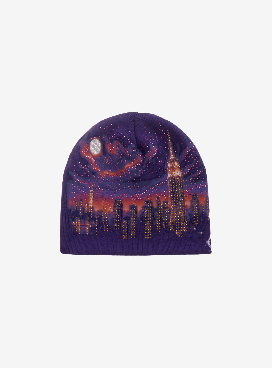 Supreme Cityscape Beanie Purple | ResellZone