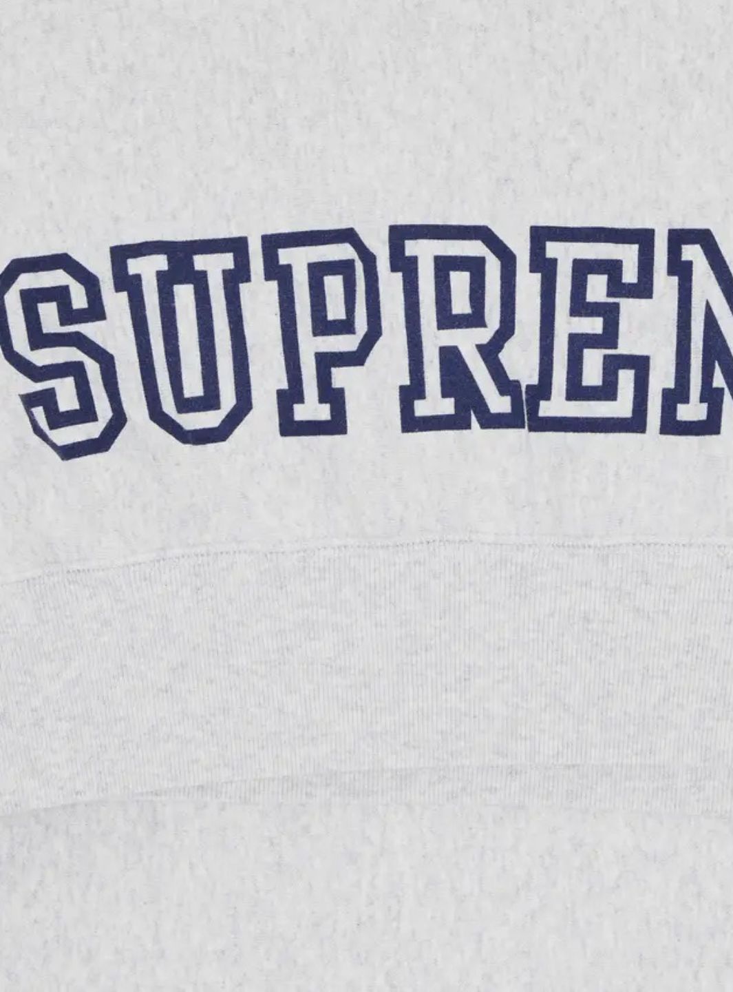 Supreme Collegiate Sleeve Hooded Sweatshirt Ash Grey | ResellZone
