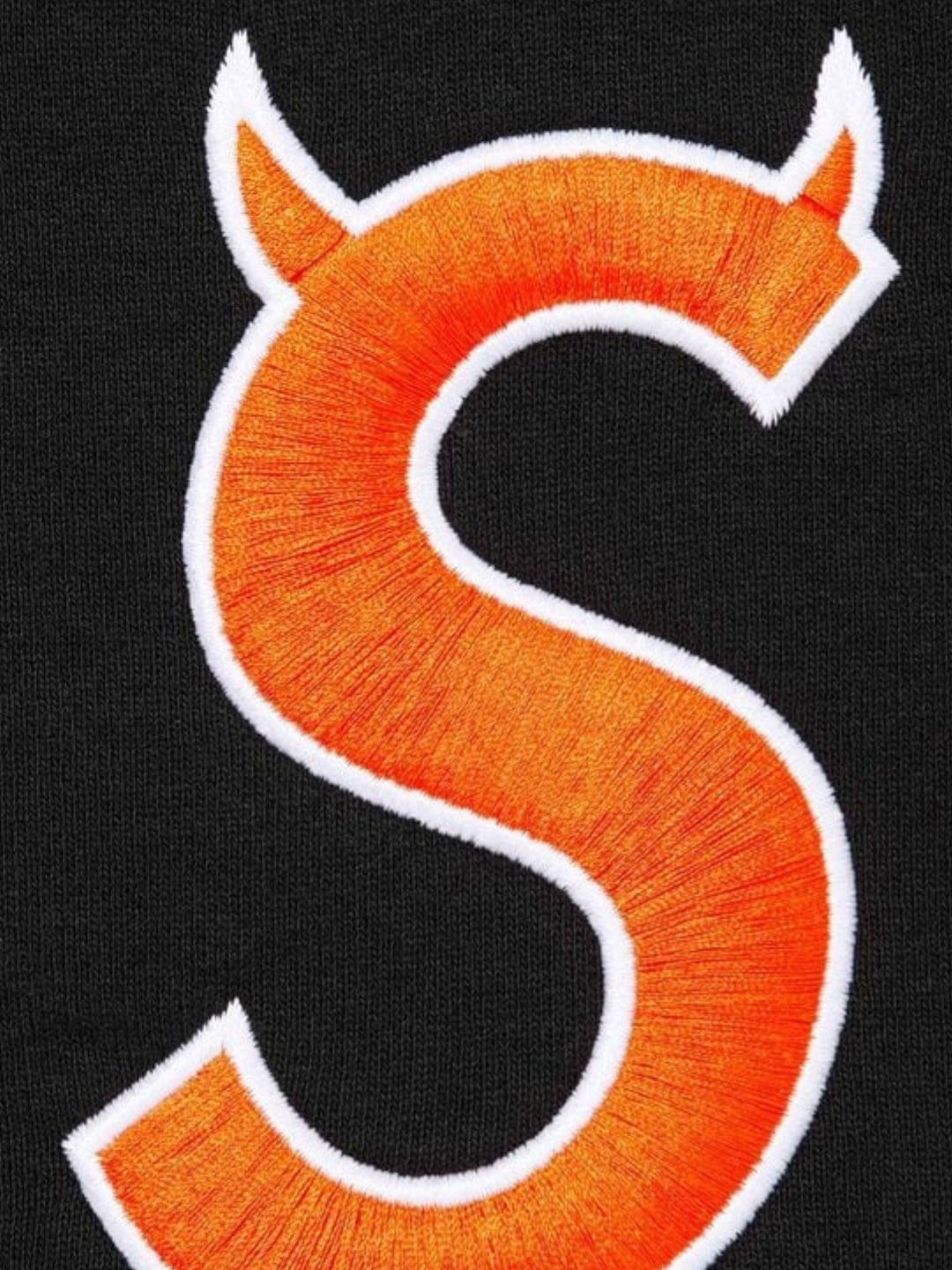 Supreme Devil S Logo Zip Up Hooded Sweatshirt Black | ResellZone