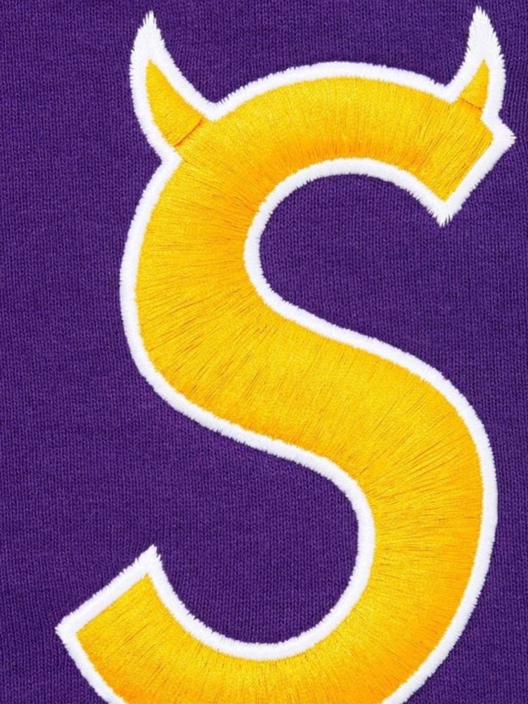 Supreme Devil S Logo Zip Up Hooded Sweatshirt Purple | ResellZone