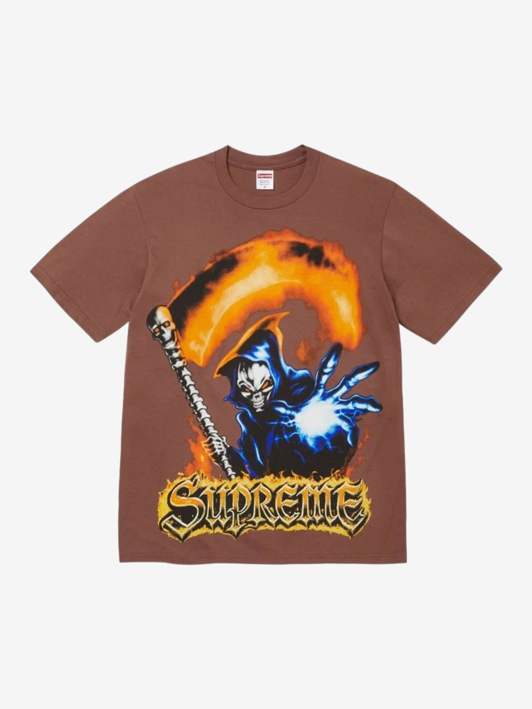 Supreme Grim Reaper T-Shirt Brown | ResellZone