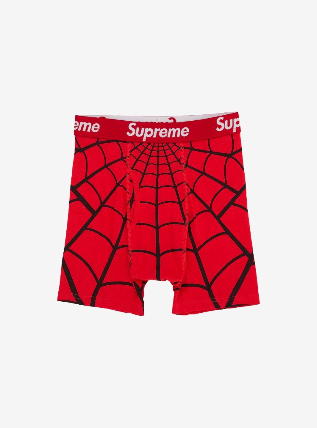 Supreme Hanes Spider-Man Boxer Briefs Red Pack of 1 | ResellZone