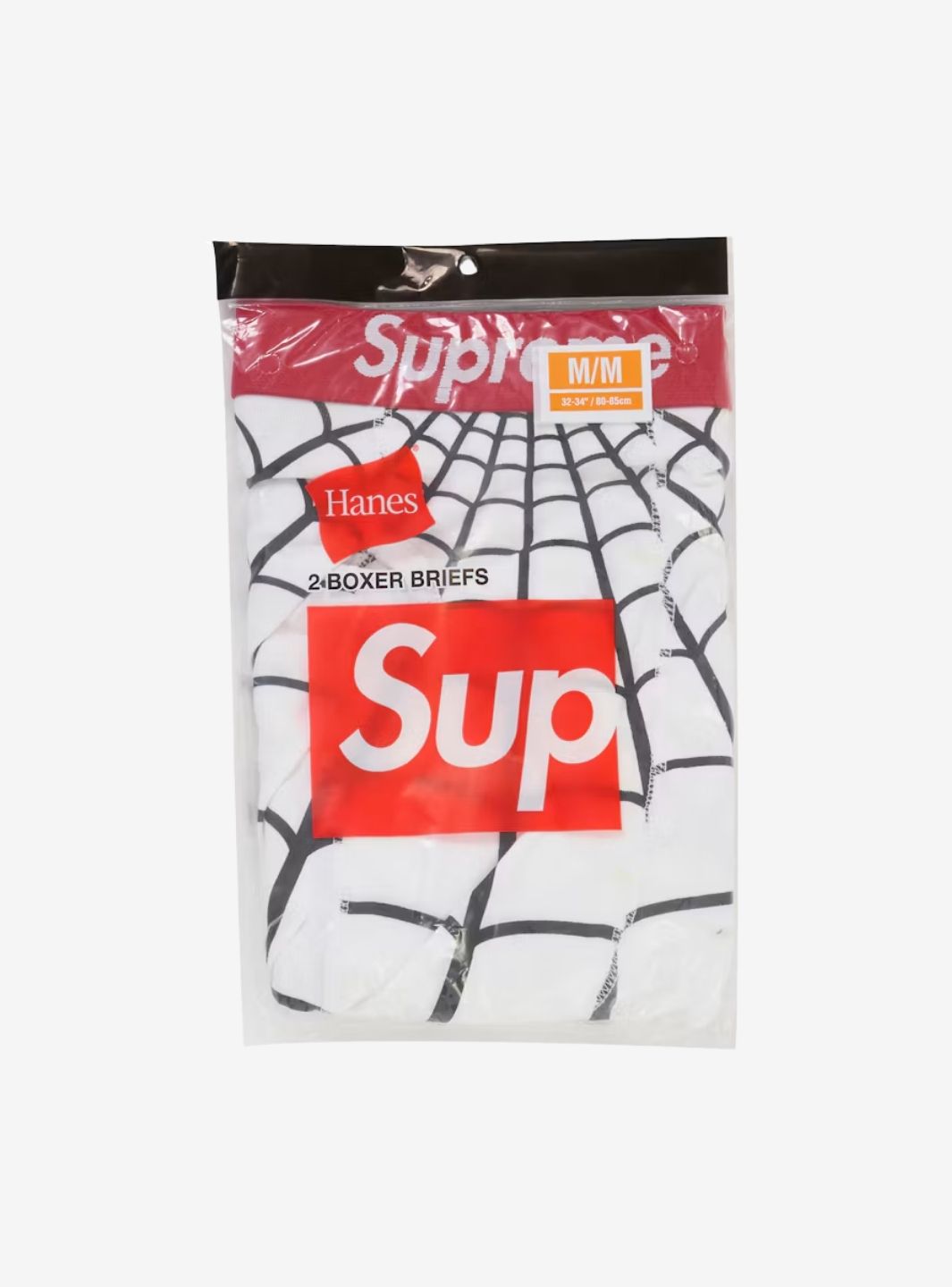 Supreme Hanes Spider-Man Boxer Briefs White Pack of 1 | ResellZone