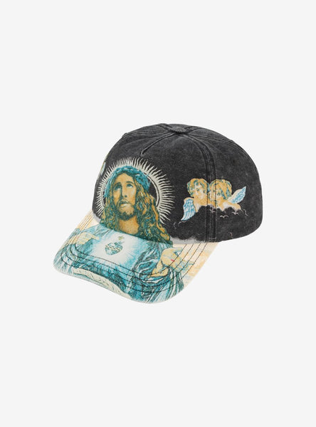 帽子 Supreme Jesus 5-Panel Black Supreme Jesus 5 Panel Hat Black Brand New FW25 In Hand | eBay