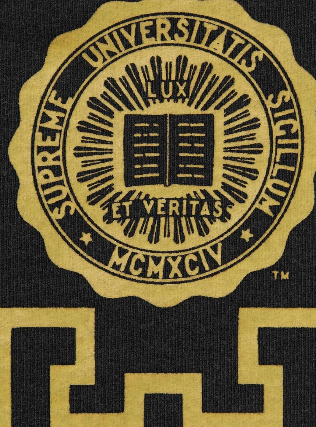 Supreme Knowledge Reigns Zip Up Hooded Sweatshirt Black | ResellZone