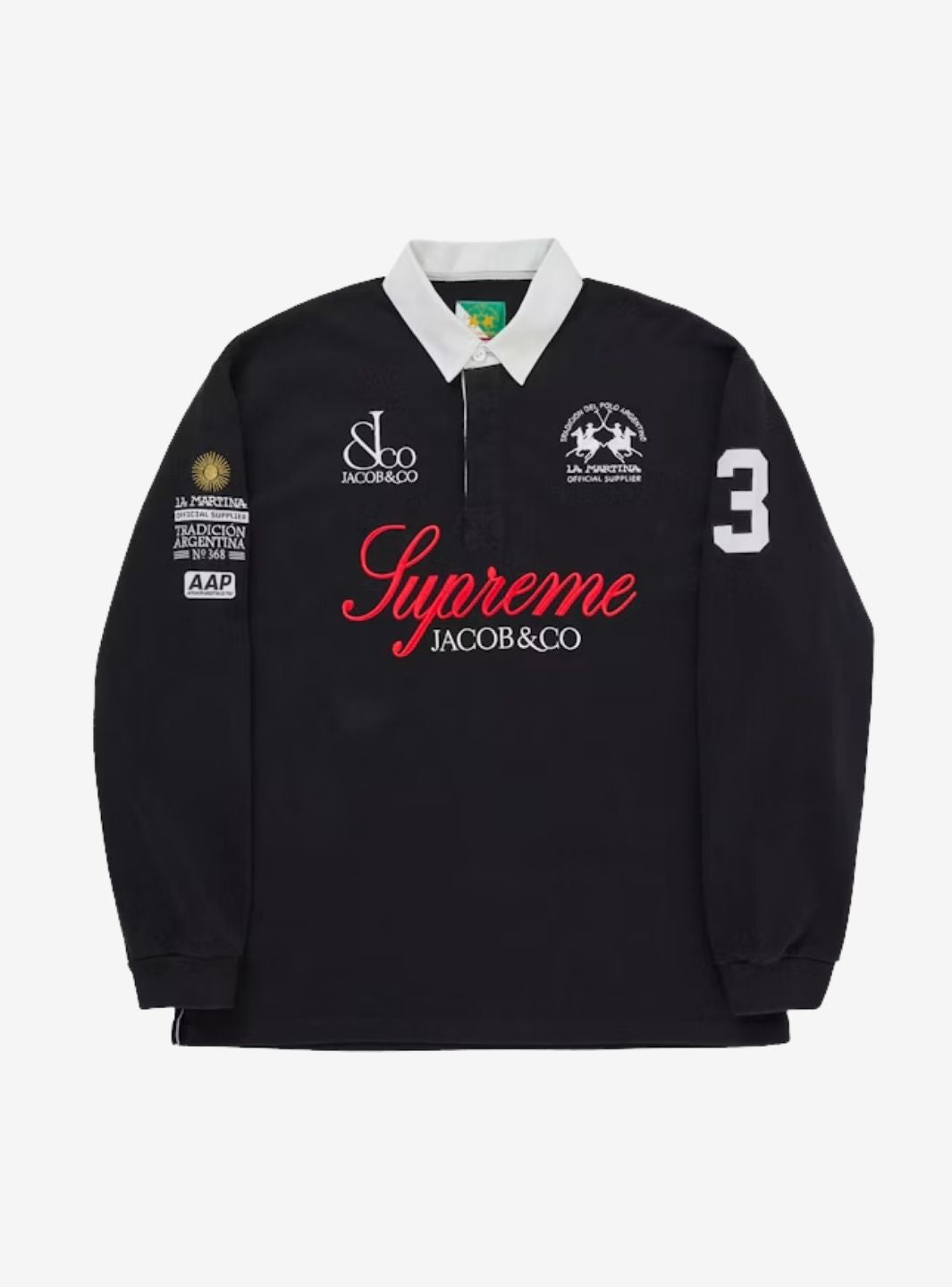 Supreme La Martina Rugby Black | ResellZone