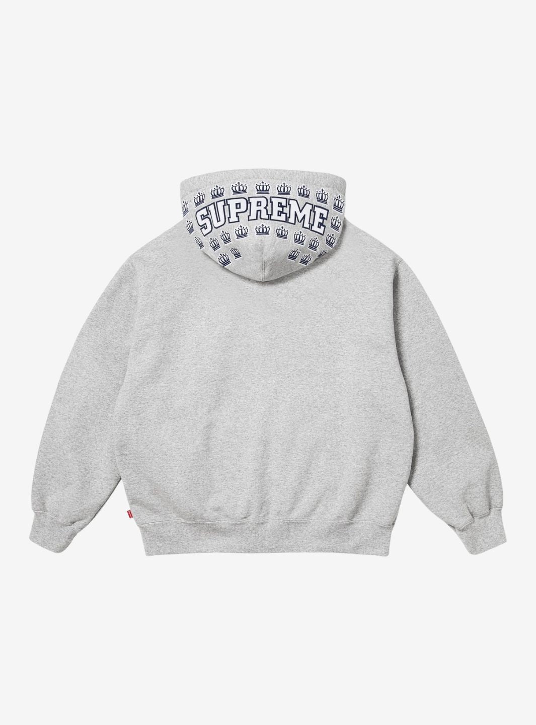 Supreme League Champs Zip Up Hooded Sweatshirt Grey | ResellZone