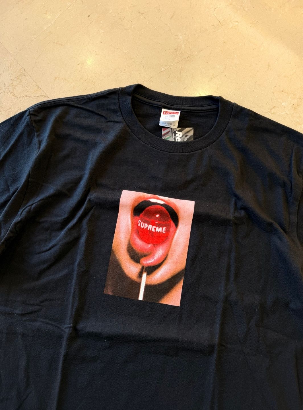 Supreme Lollipop T-Shirt Black | ResellZone