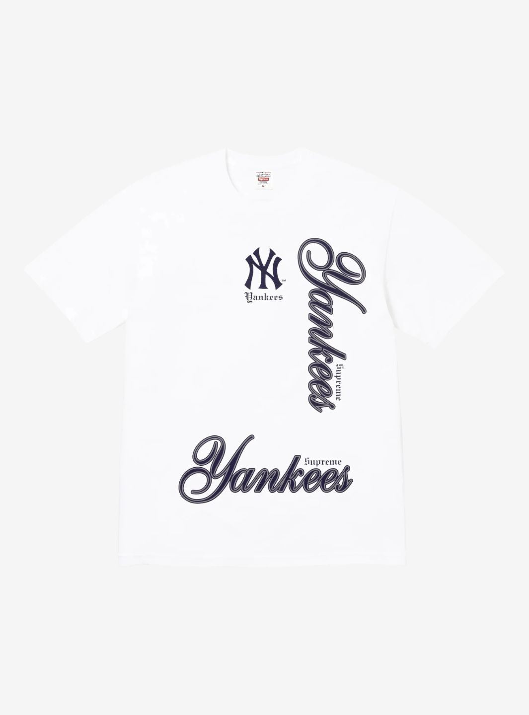 Supreme MLB Teams NY T-Shirt White | ResellZone