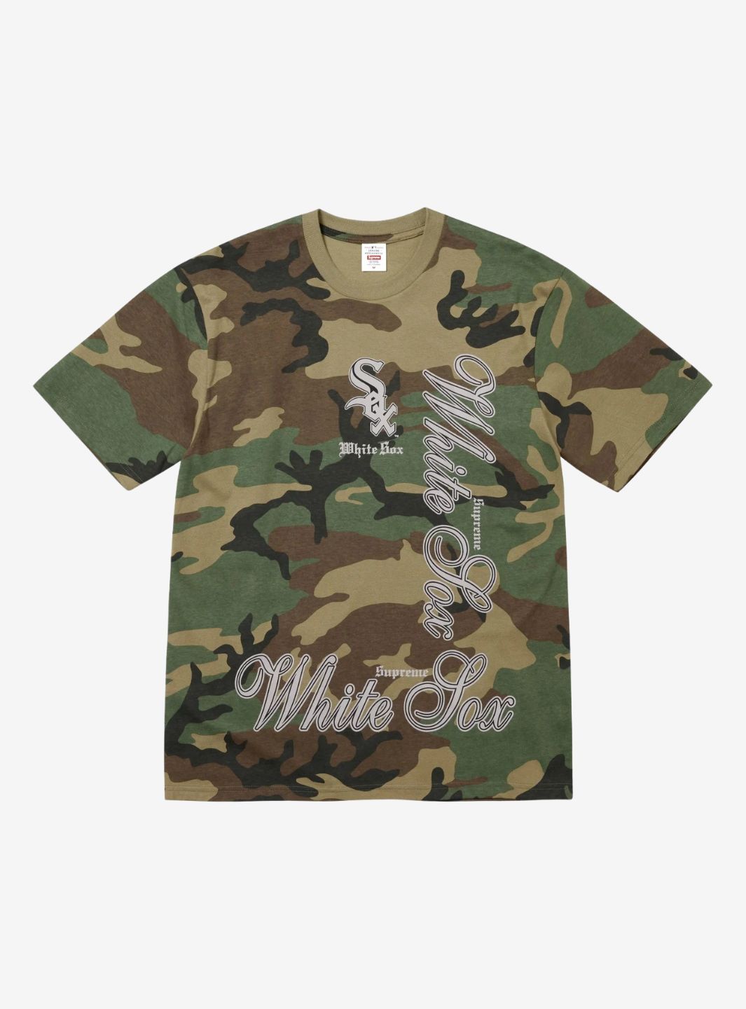 Supreme MLB Teams Sox T-Shirt Camo | ResellZone