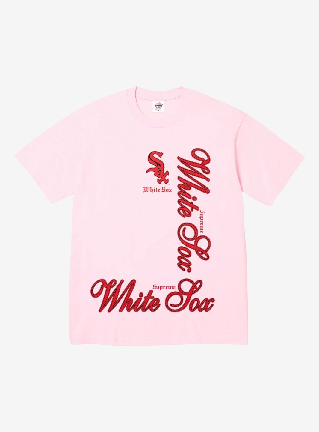 Supreme MLB Teams Sox T-Shirt Light Pink | ResellZone