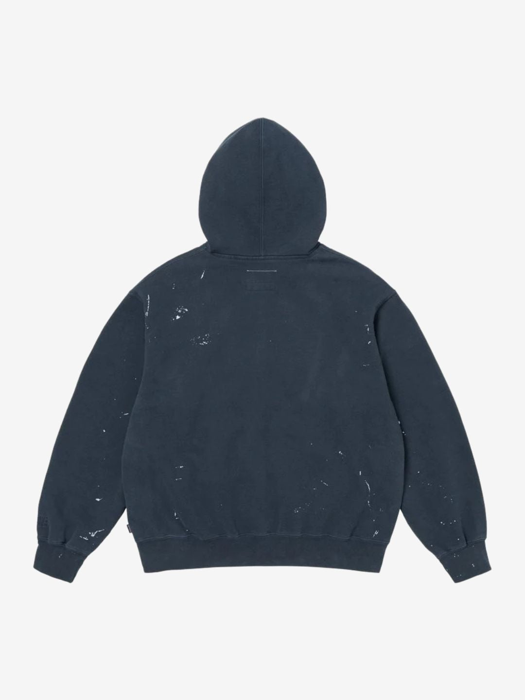 Supreme MM6 Maison Margiela Box Logo Zip Up Hooded Sweatshirt Navy