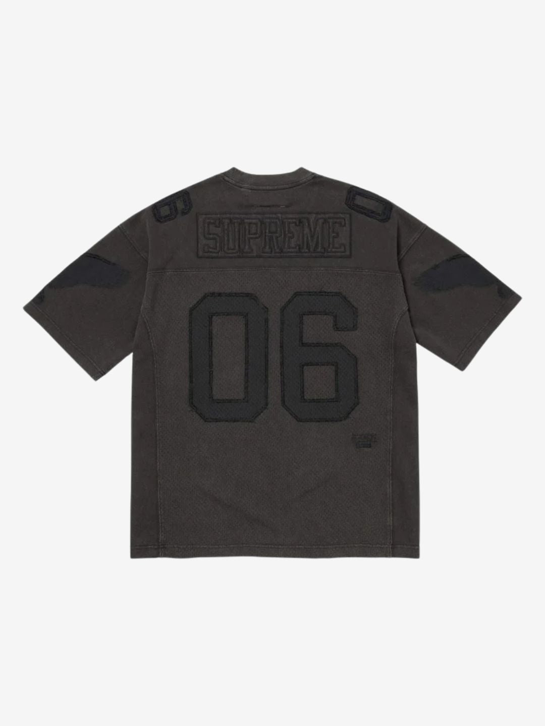 Supreme MM6 Maison Margiela Cotton Football Jersey Black | ResellZone
