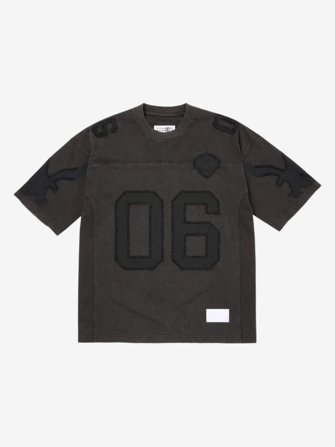 Supreme MM6 Maison Margiela Cotton Football Jersey Black | ResellZone