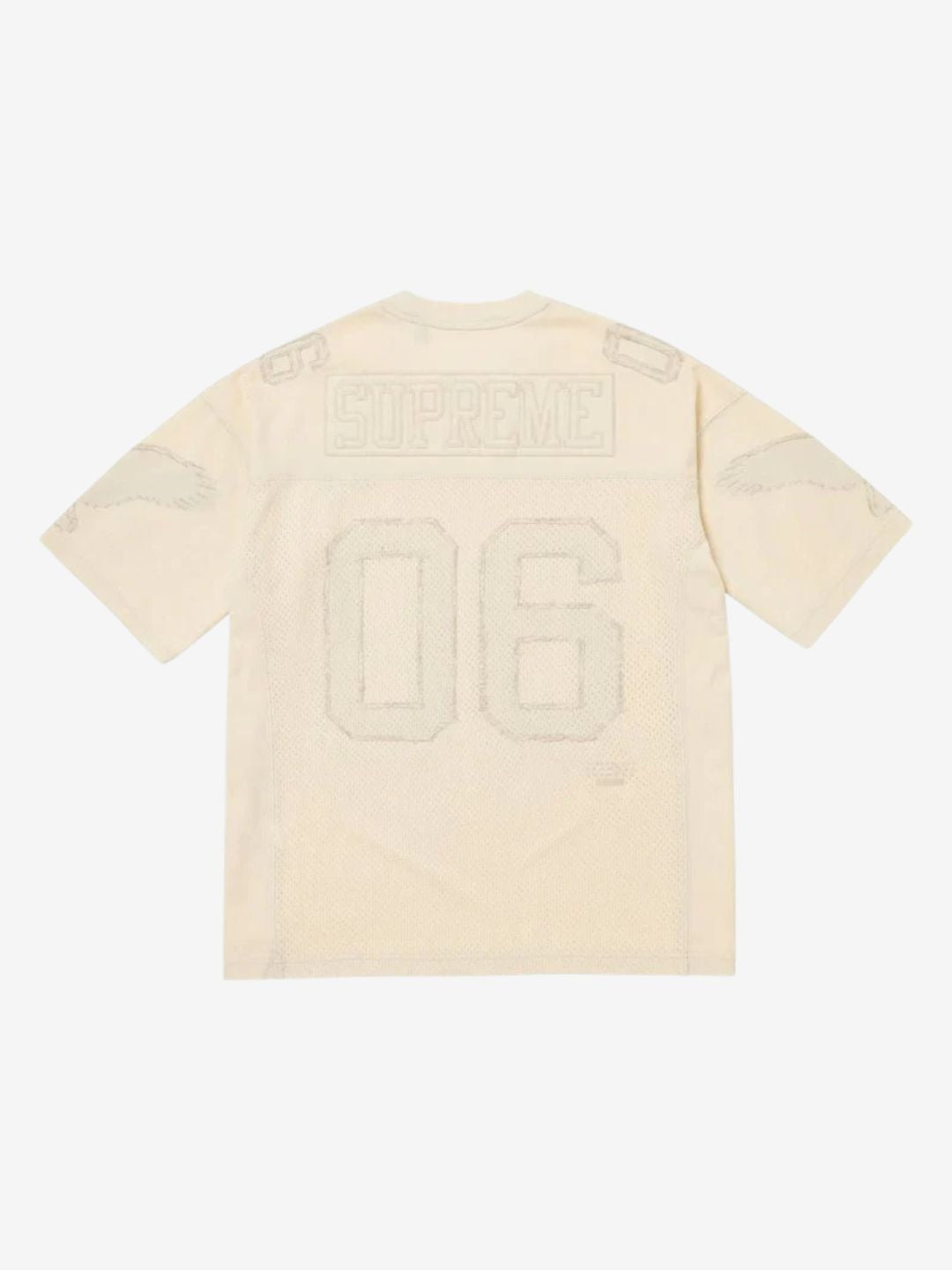 Supreme MM6 Maison Margiela Cotton Football Jersey White | ResellZone