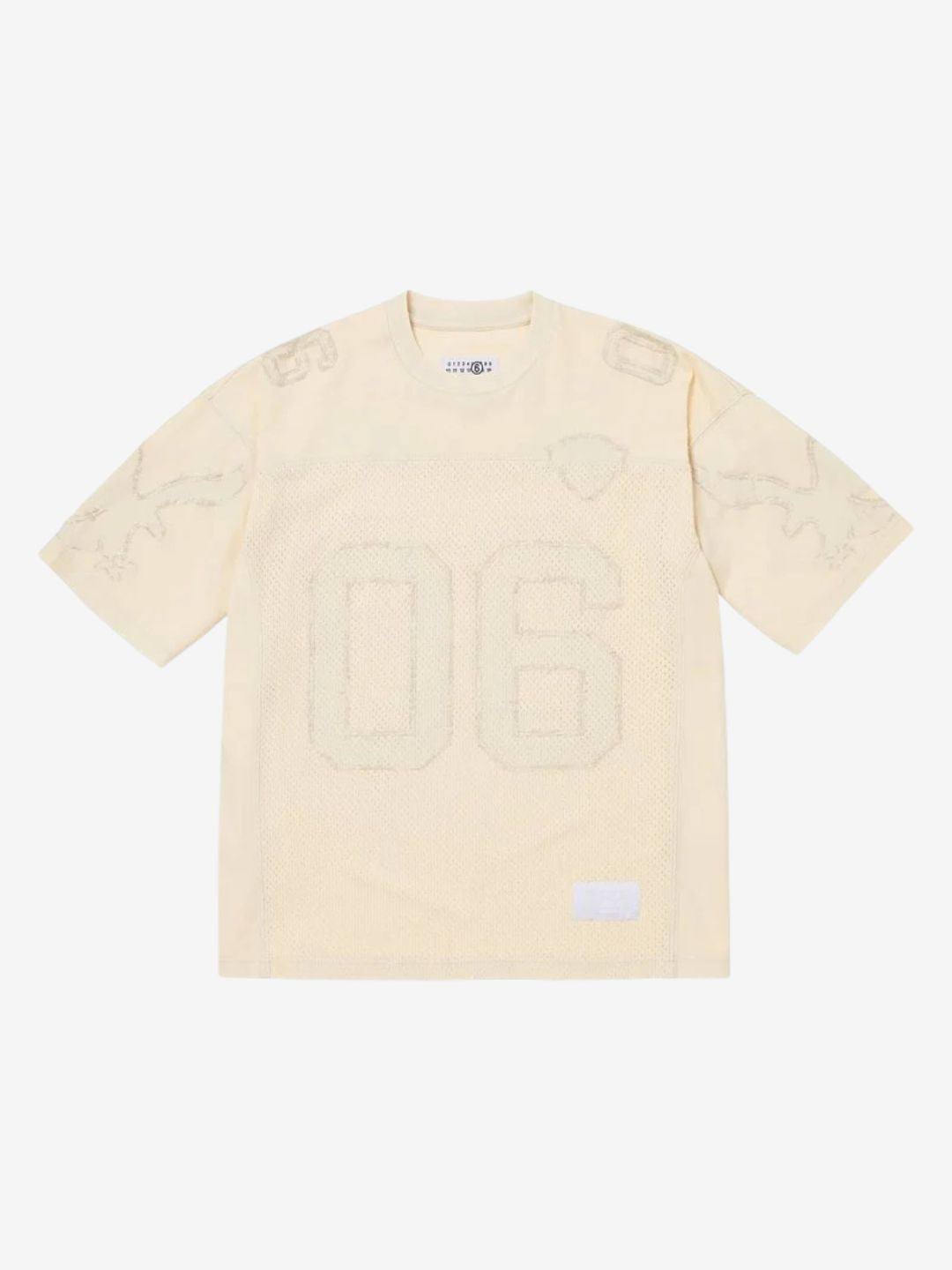 Supreme MM6 Maison Margiela Cotton Football Jersey White | ResellZone