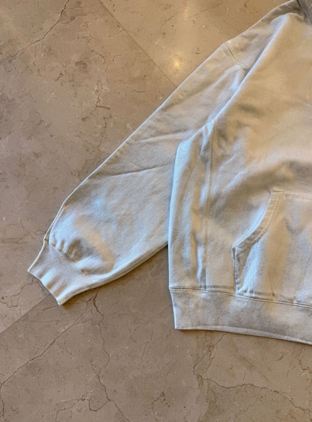 Supreme MM6 Maison Margiela Foil Box Logo Hooded Sweatshirt White | ResellZone