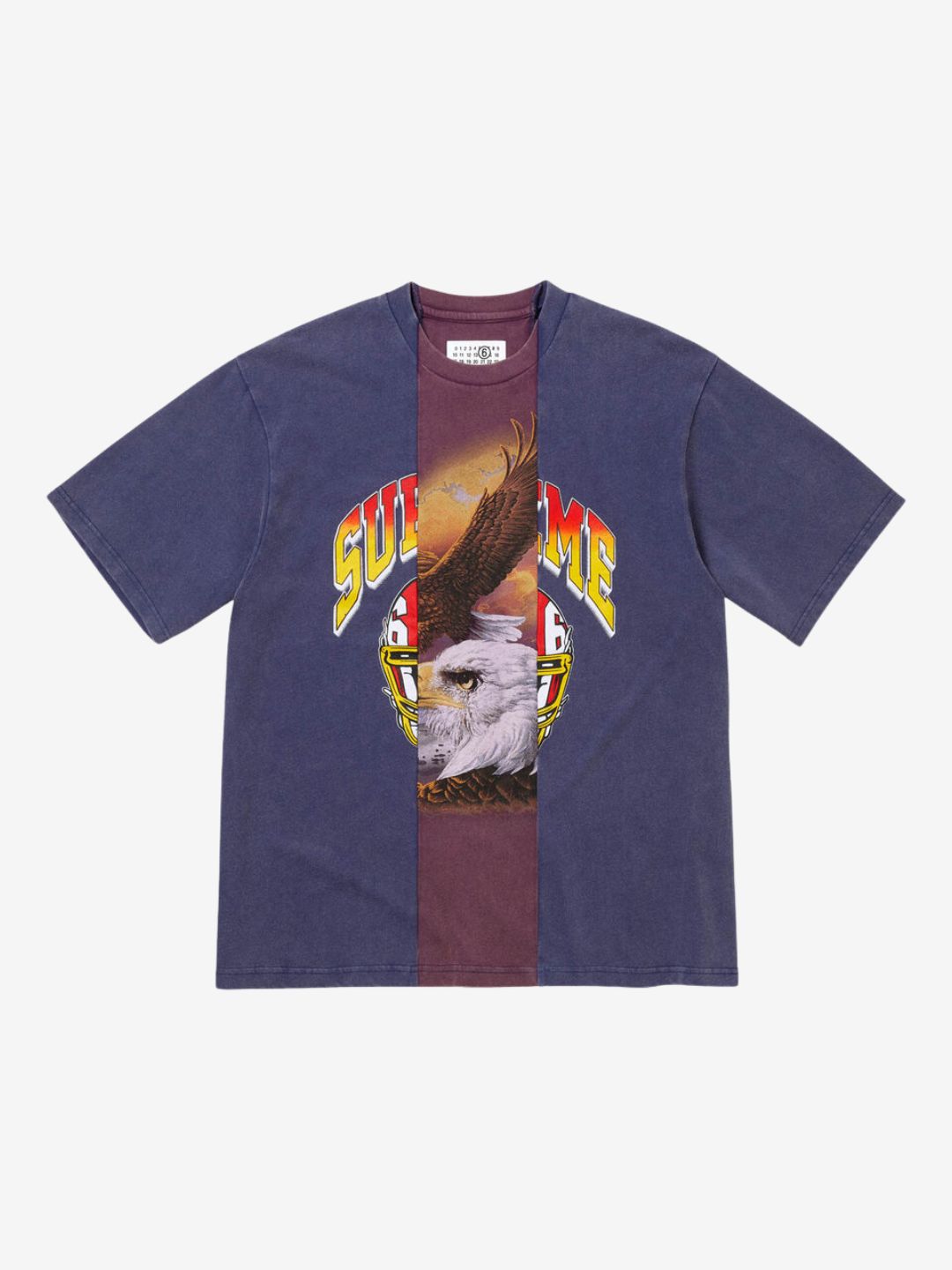 Supreme MM6 Maison Margiela Split S/S Top Navy | ResellZone