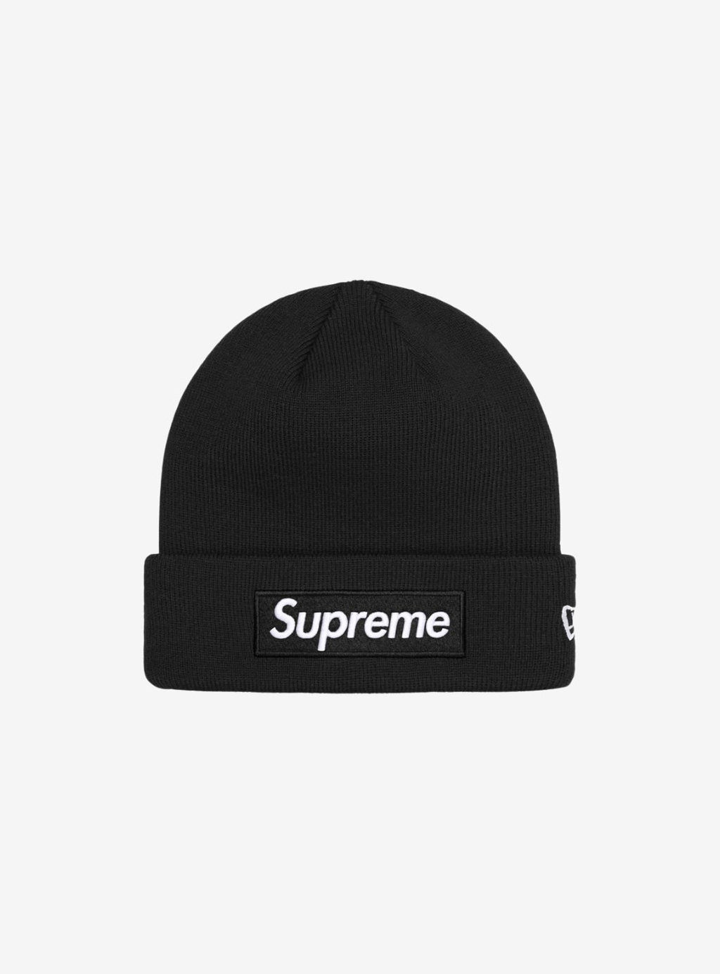 Supreme New Era Box Logo Beanie Black (FW24) | ResellZone