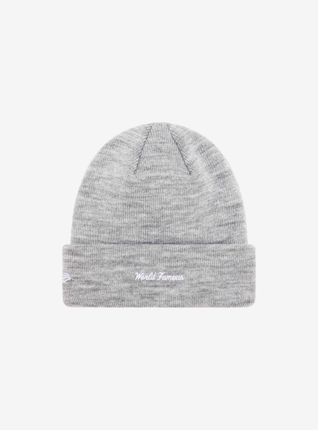 Supreme New Era Box Logo Beanie Heather Grey (FW23) | ResellZone