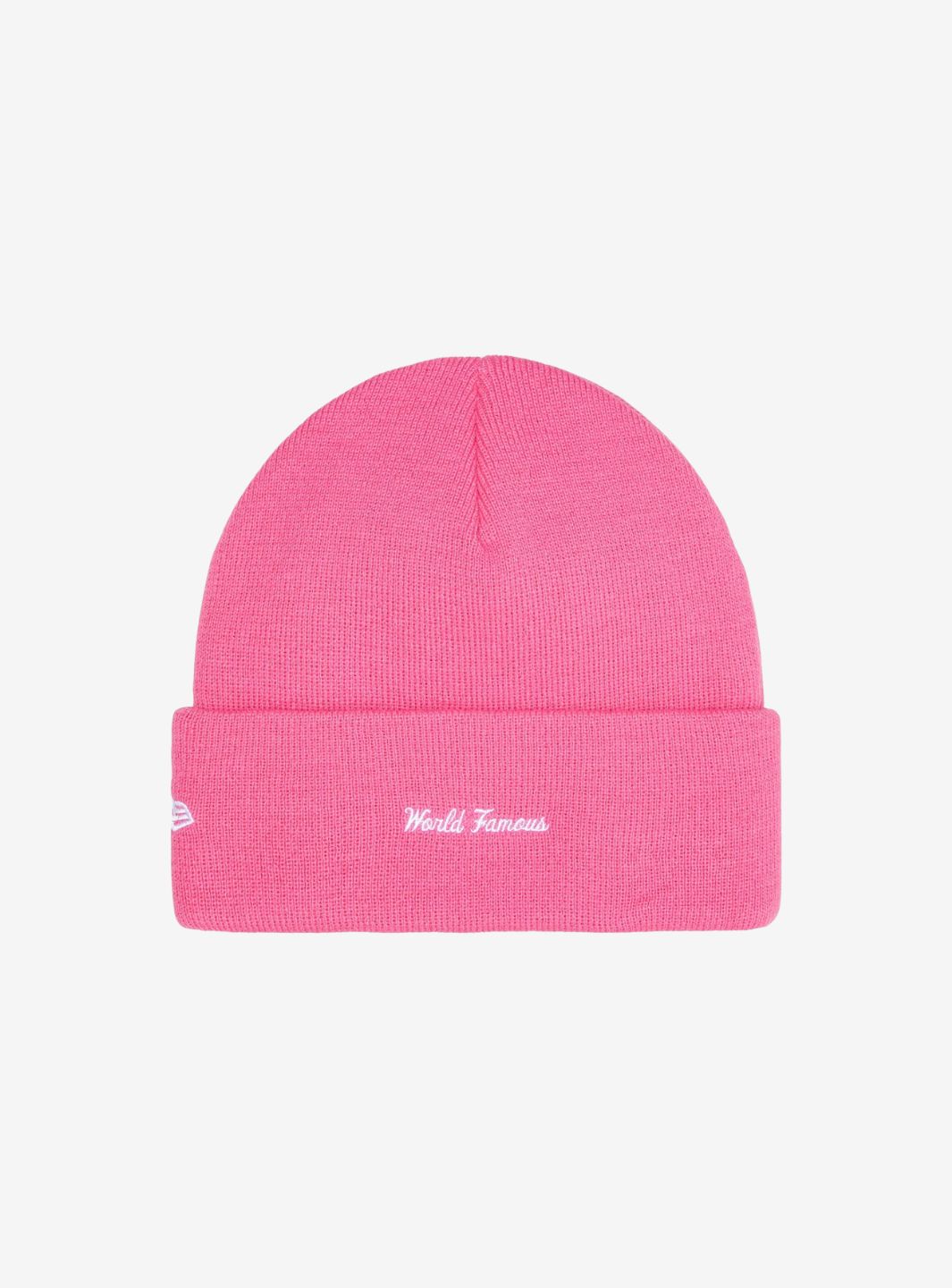 Supreme New Era Box Logo Beanie Magenta (FW25) | ResellZone