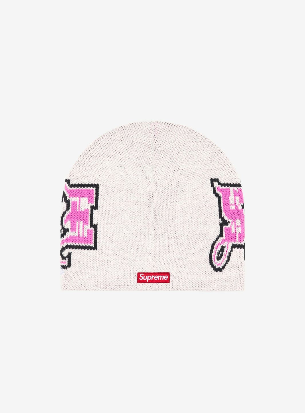 Supreme New Era Outline Beanie White | ResellZone