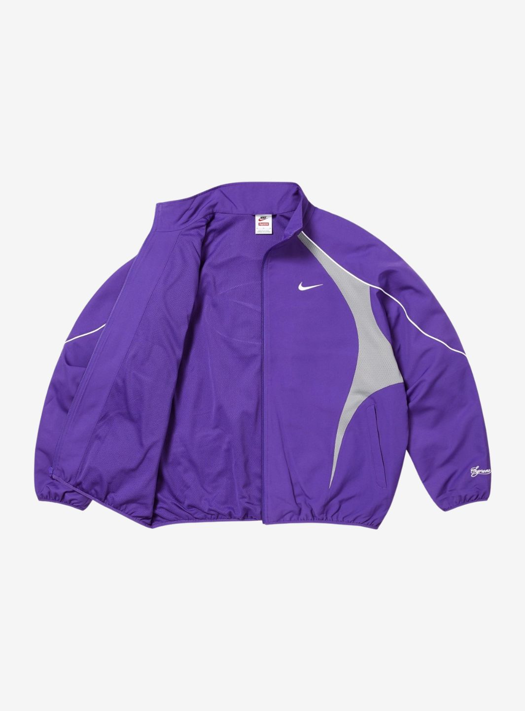 Supreme Nike Track Jacket Purple | ResellZone
