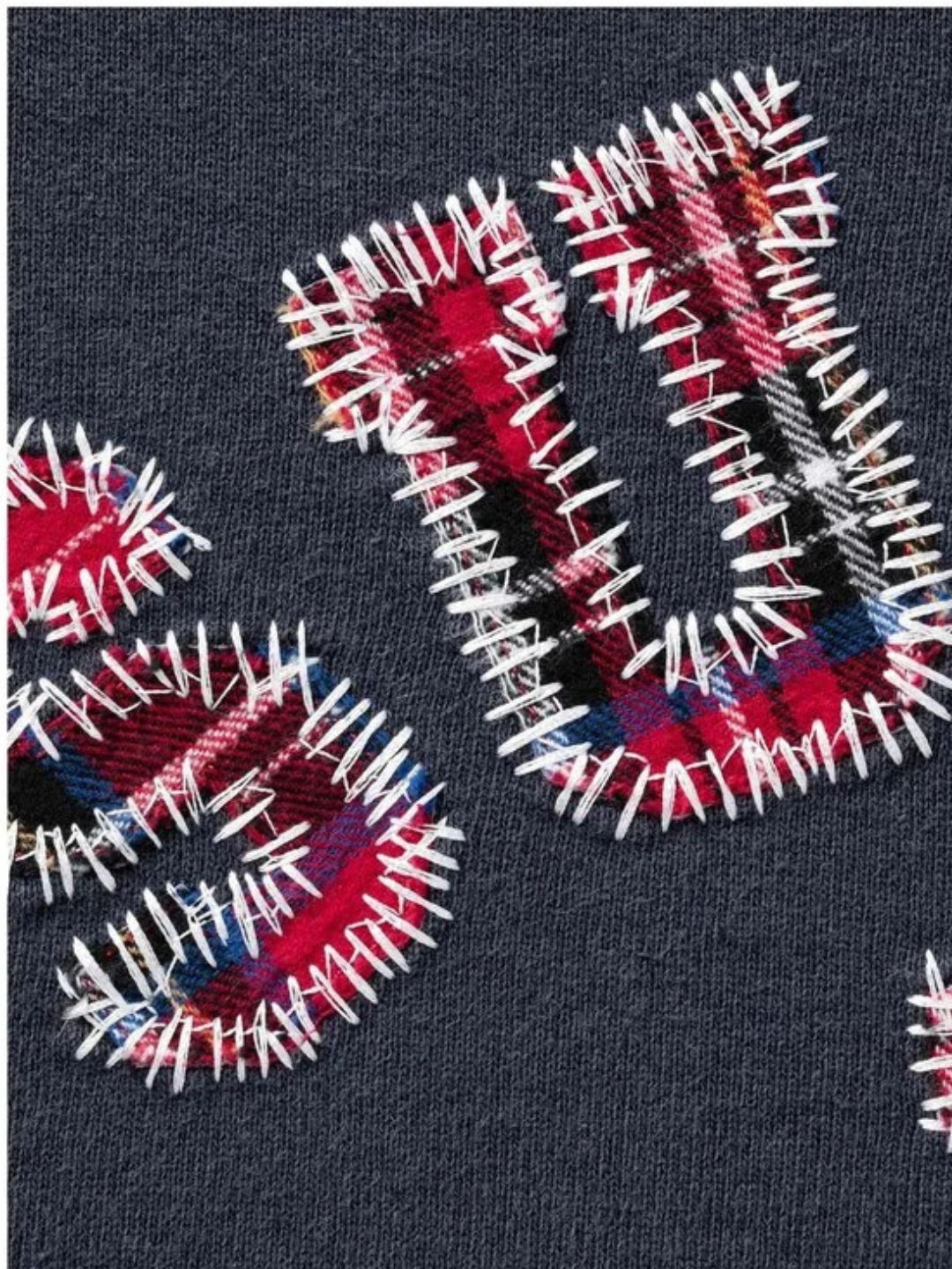 Supreme Plaid Arc Crewneck Navyネイビー Mサイズ Supreme Plaid Arc Crewneck Navy | ResellZone
