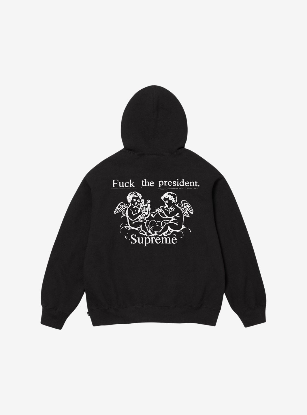 Supreme President Hooded Sweatshirt Black | ResellZone