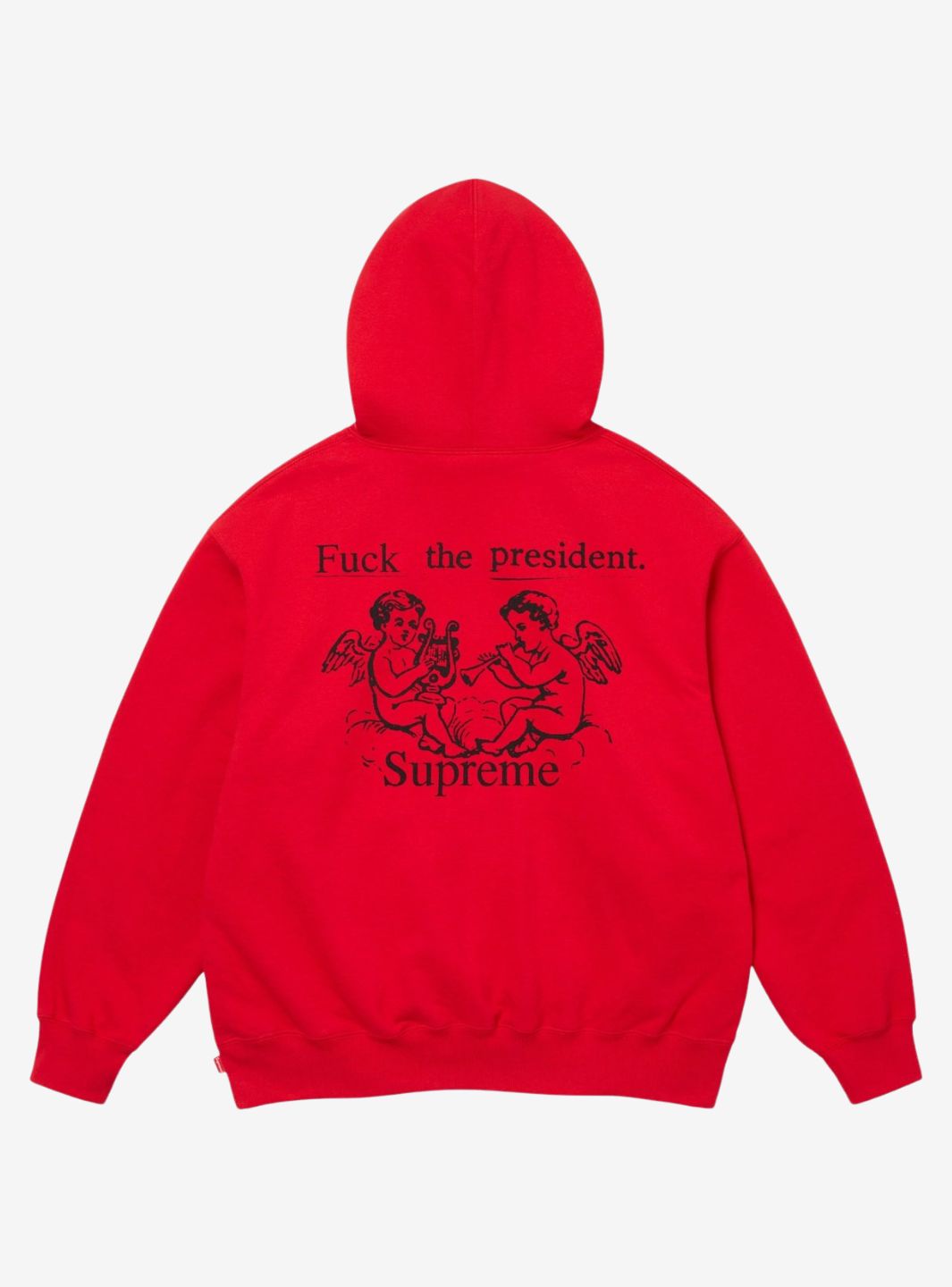 Supreme President Hooded Sweatshirt Red | ResellZone