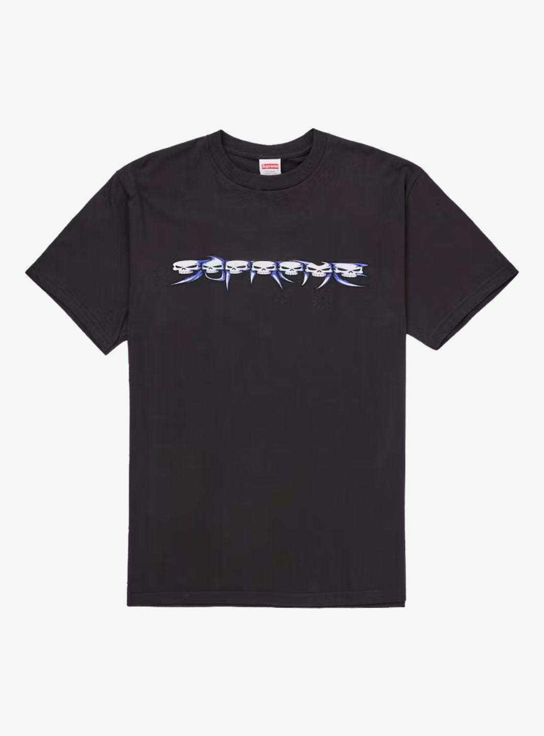 Supreme Skulls Spellout Tee Black