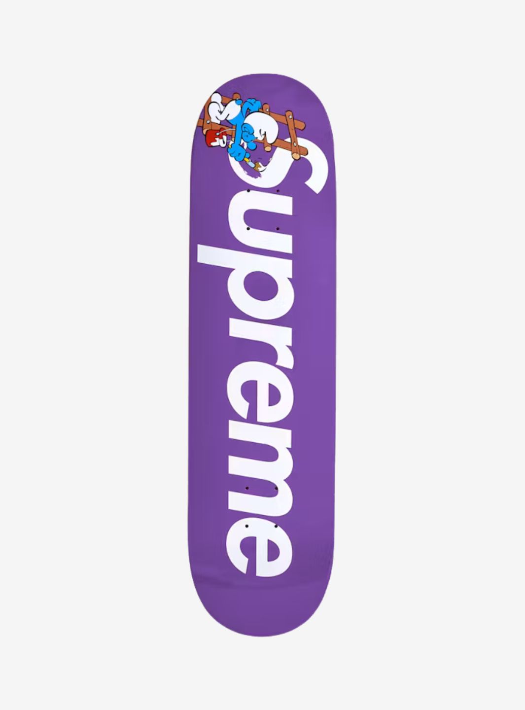 Supreme Smurfs Skateboard Purple | ResellZone
