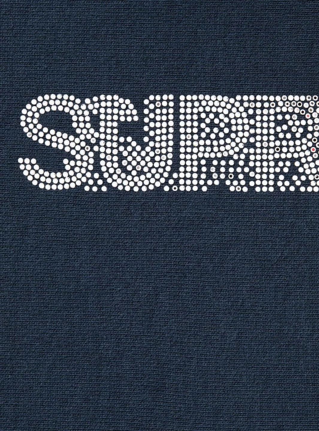 Supreme Swarovski Motion Logo Hooded Sweatshirt Navy | ResellZone