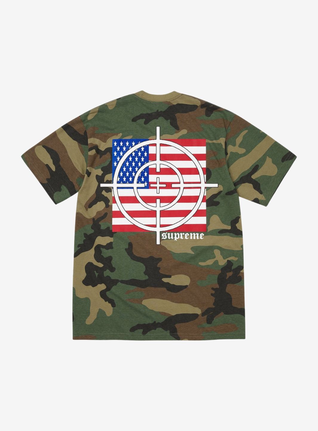 Supreme Target T-Shirt Woodland Camo | ResellZone