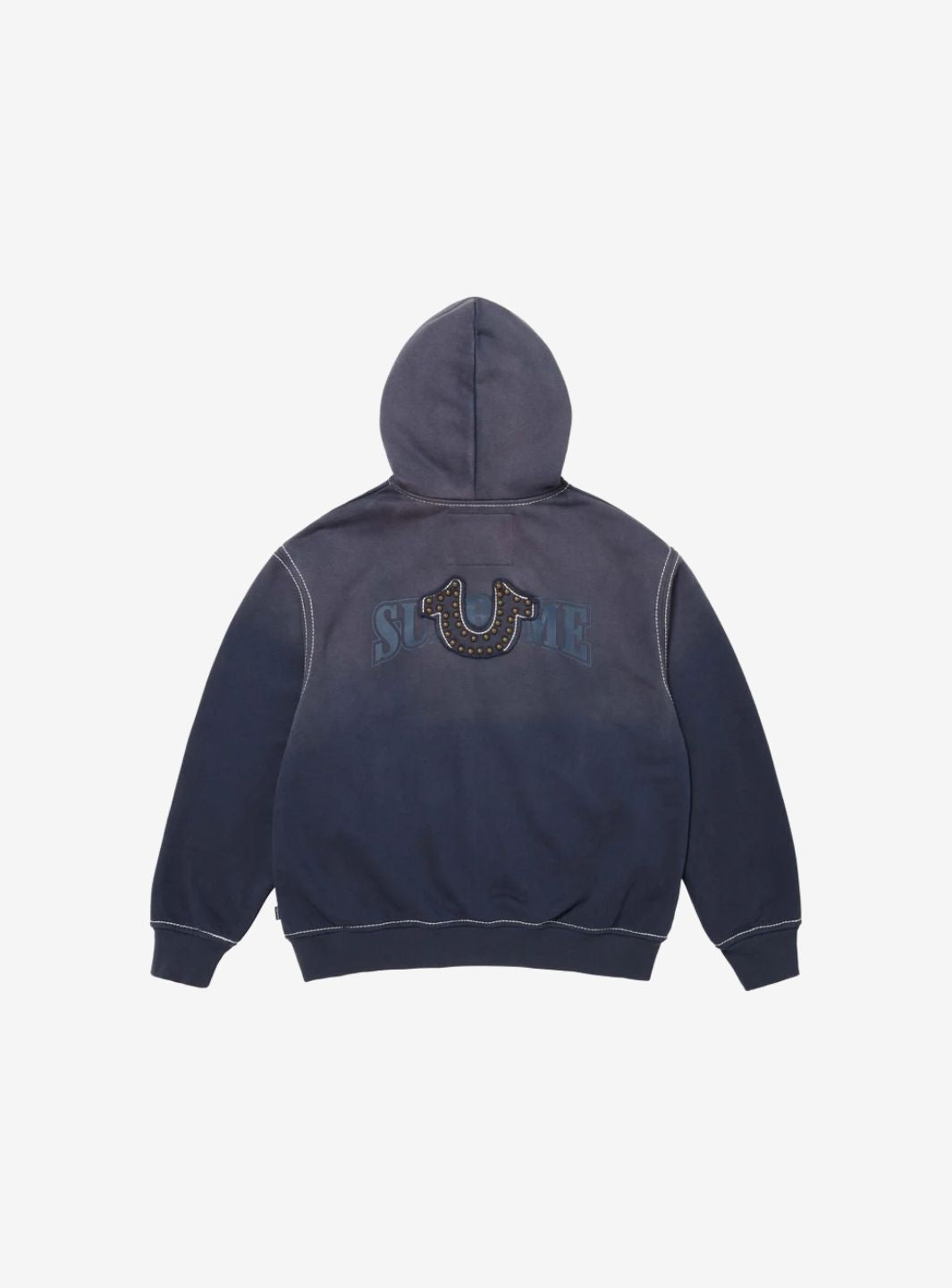 Supreme True Religion Zip Up Hooded Sweatshirt Navy (FW25
