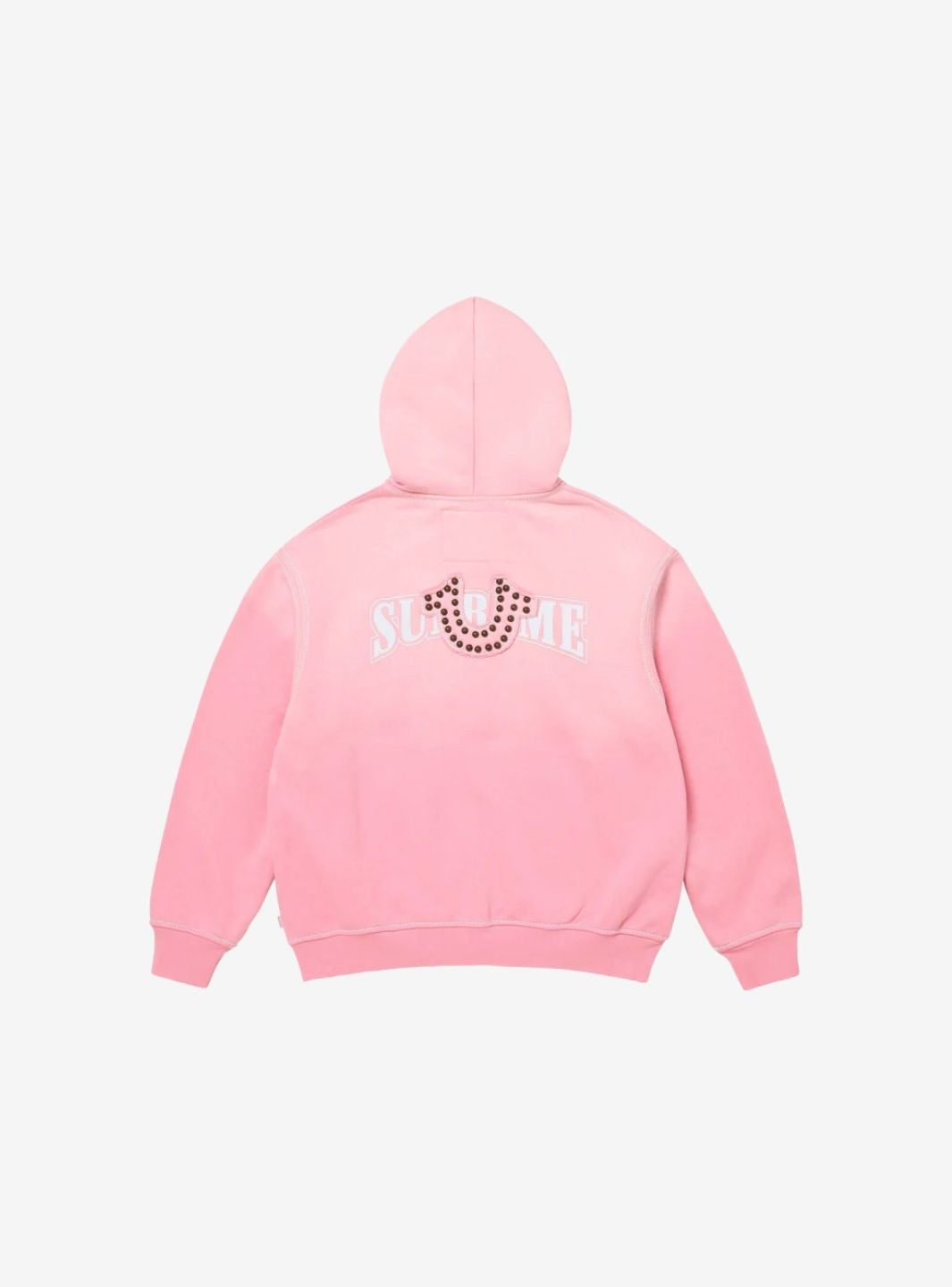 Supreme True Religion Zip Up Hooded Sweatshirt Pink (FW25) | ResellZone