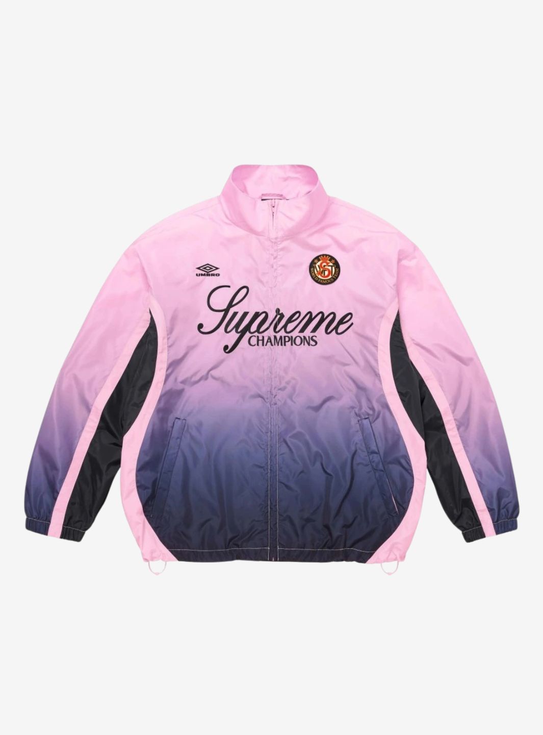 Supreme Umbro Gradient Track Jacket Pink | ResellZone