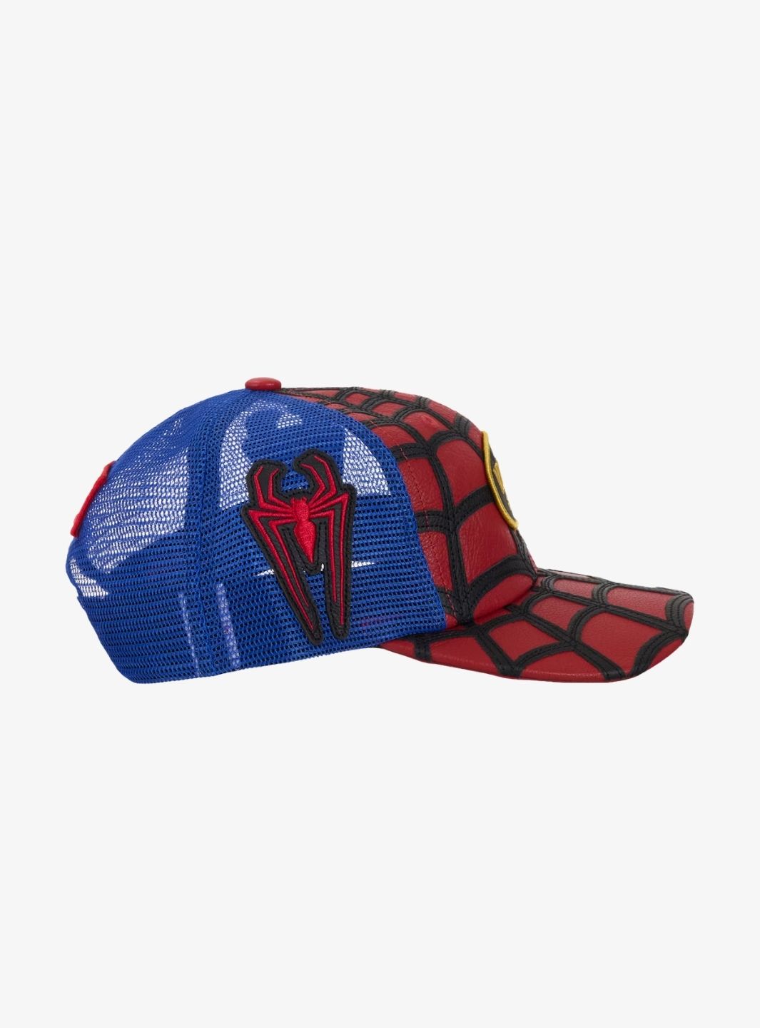 Supreme Vanson Leathers Spider-Man Mesh Back 6-Panel Hat Red