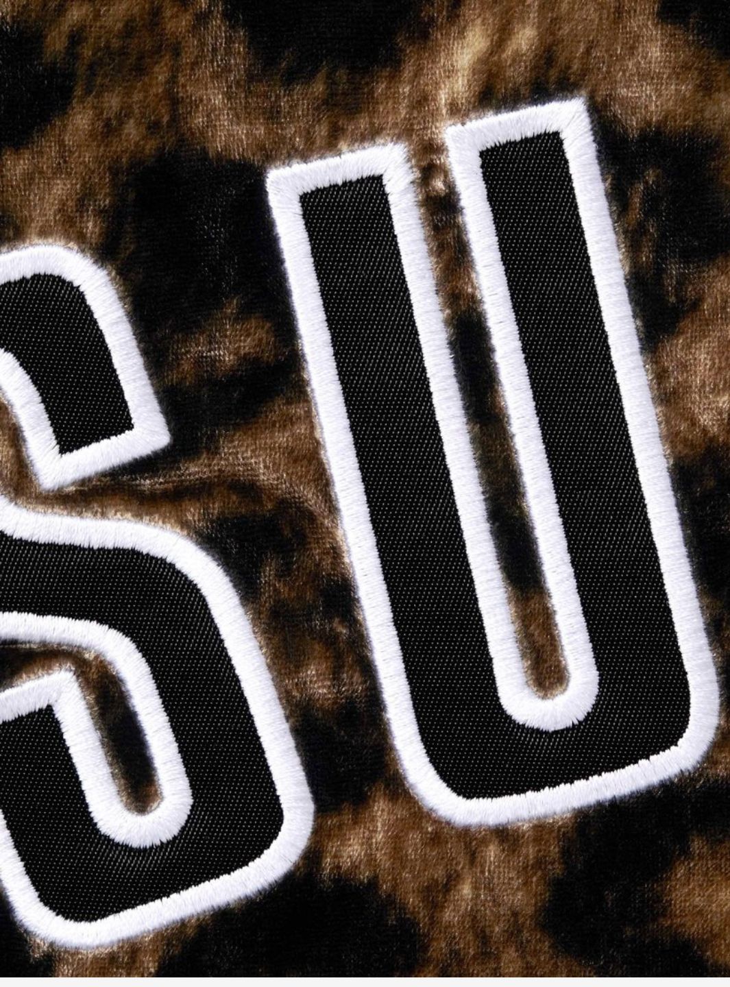 Supreme Velvet Baseball Jersey Leopard | ResellZone