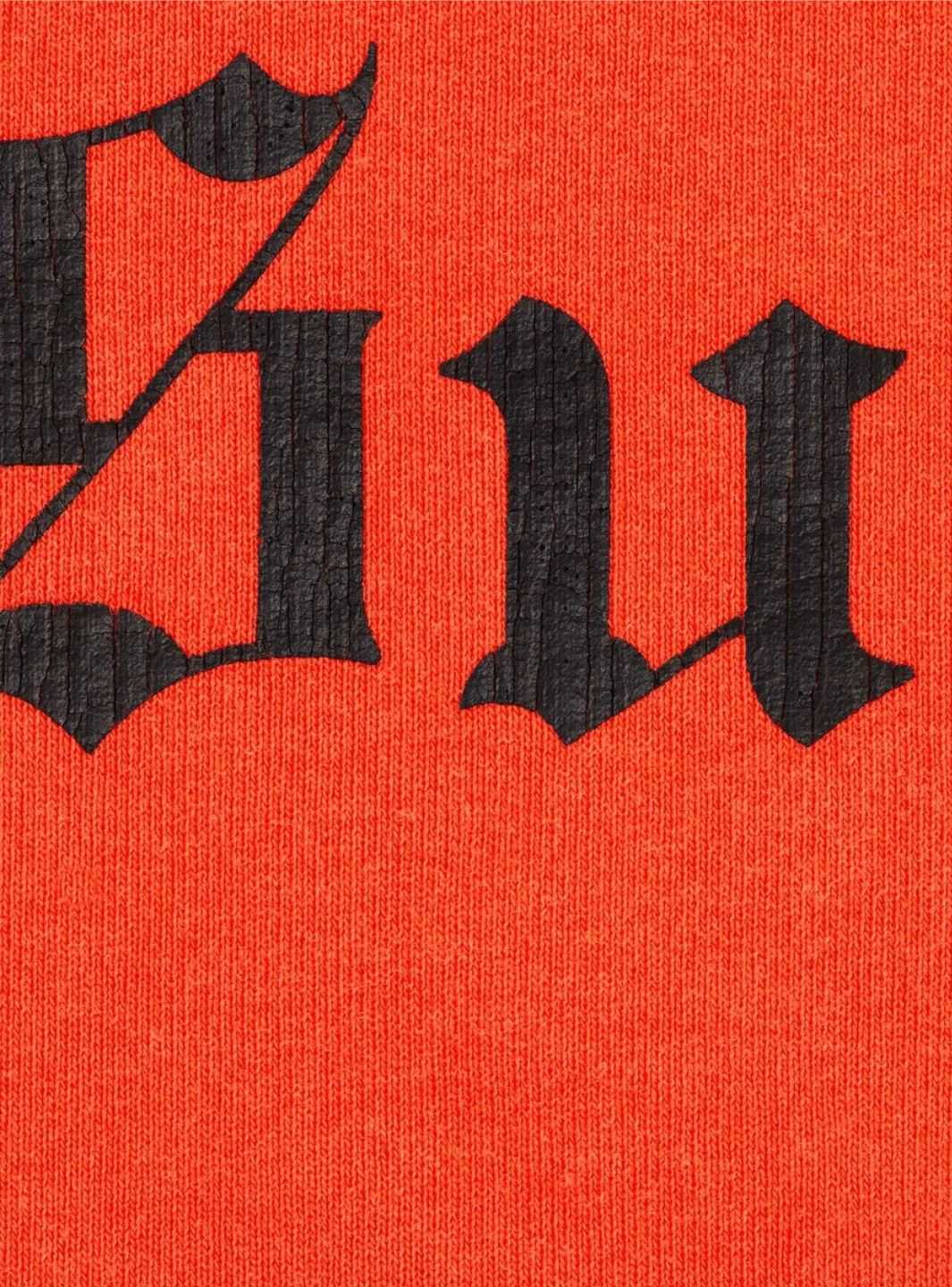 Supreme Washed Old English Hooded Sweatshirt Orange | ResellZone